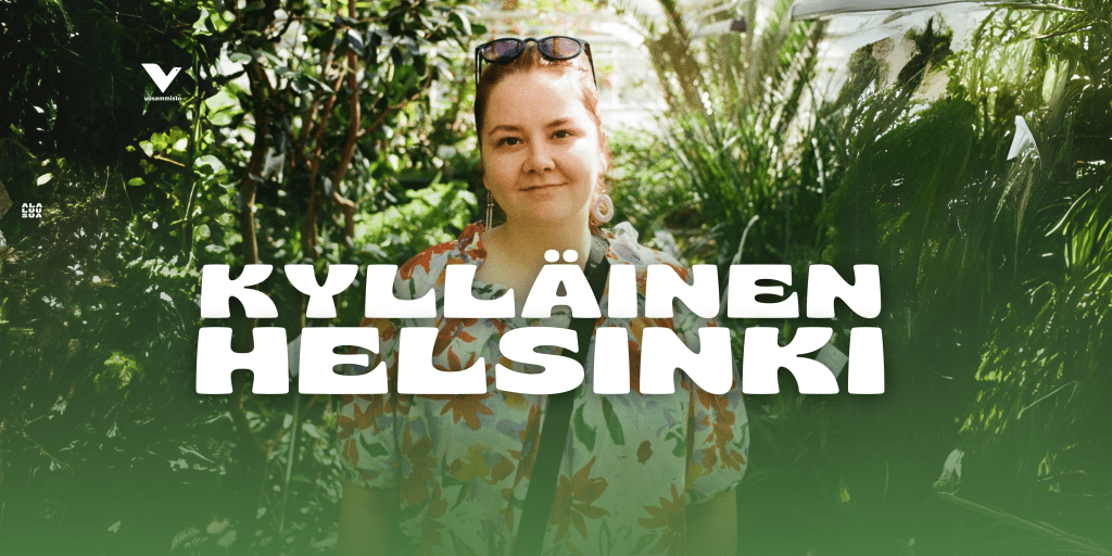 Kylläinen Helsinki -banneri.